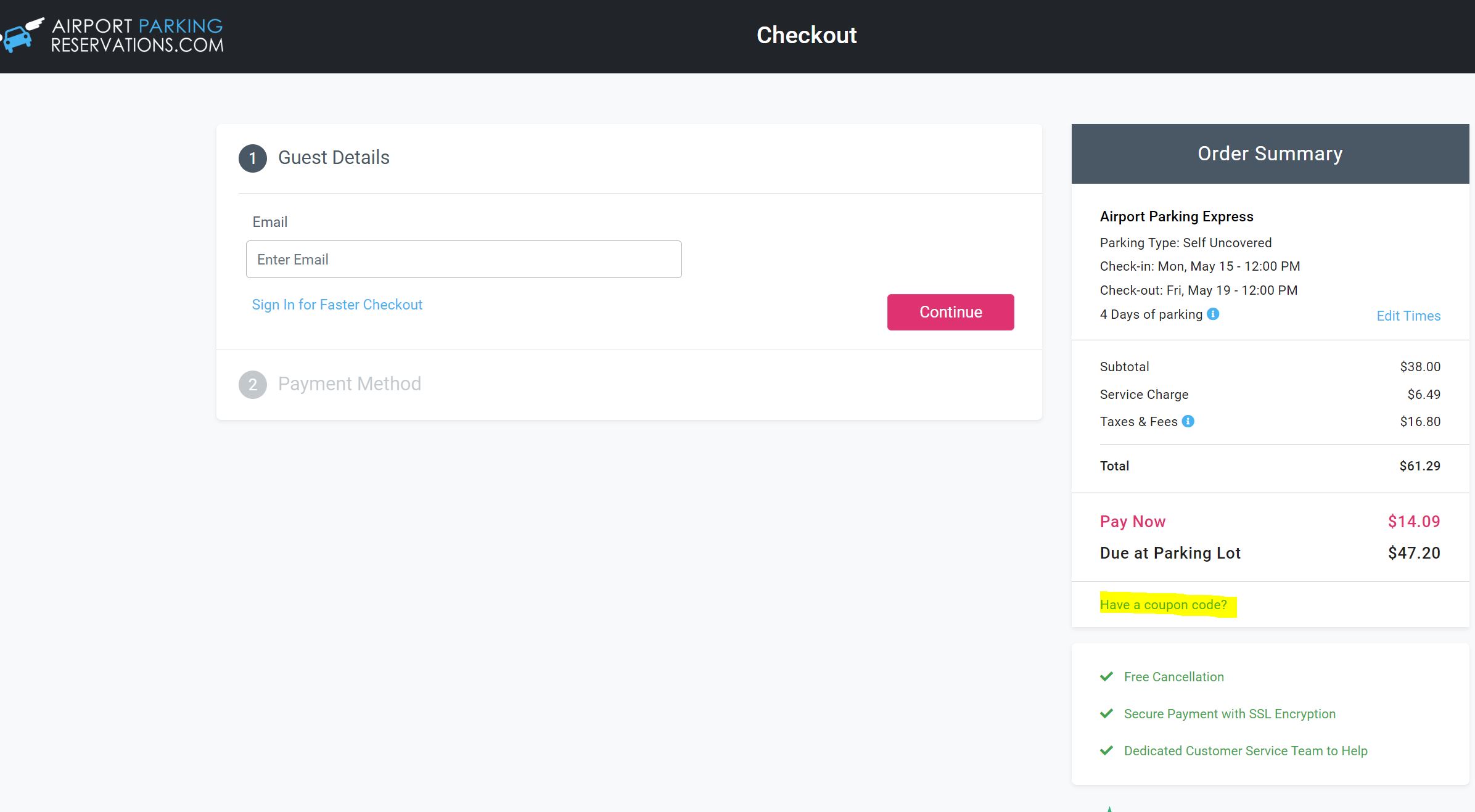 Where do I enter my coupon code?